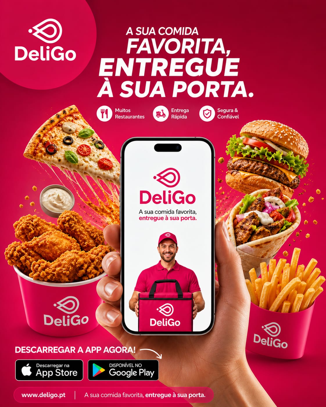 Reservar com a aplicação DeliGo